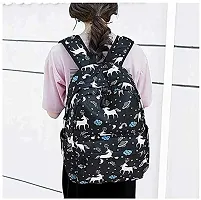 NISHA Waterproof Trendy Women Backpack, Wonderful Bag for Girls School College  Office Bags Black-thumb2