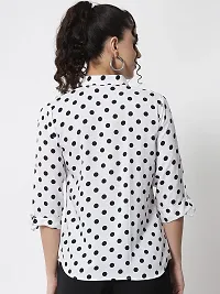 Angoori Fashion White Polkadot Shirt-thumb3
