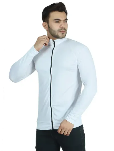 Men round neck comfortable jacket