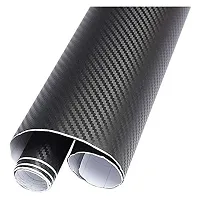 SIGNOOGLE? 3D Black Matte Carbon Fiber Textured Car Wrapping Wrap Sheet Roll Film Vinyl Sticker Decal for All Car Bike Mobile Laptop Furniture-thumb2