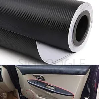 SIGNOOGLE? Carbon Fiber 3D Black Matte Textured Car Wrapping Wrap Sheet Roll Film Vinyl Sticker Decal for All Car Bike Mobile Laptop Furniture 12 x 50 Inch-thumb2