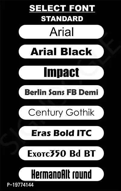 SIGNOOGLE Personalized Customized Acrylic Name Plates for Home Indoor Outdoor Laminated Name Board House Apartment Glass Door (31 cm X 13 cm) (Gold And Black)-thumb4
