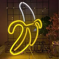 SIGNOOGLE? Banana Neon LED Strip For Home Wall Decoration (20 x 14.2 Inch)-thumb1