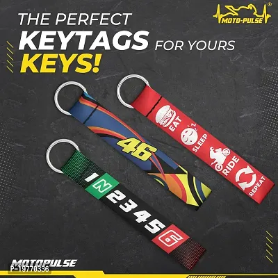 VR46, EAT SLEEP RIDE REPEAT, GEAR - keychain for bikes - 3 NEW Premium SBKOFFICIALS Keychains  key chain for car.-thumb5