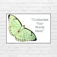 SIGNOOGLE Butterfly Customize Wallpapers Gift Personalized Your Words Quotes Wall Poster High Resolution Image 18 x 12 inch-thumb1