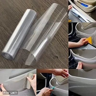 SIGNOOGLE? Transparent Clear Car Protective Film Vinyl Wraps for Car Bike Furniture Mobile Laptop