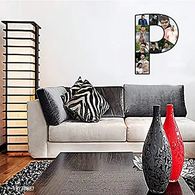 SIGNOOGLE? Customized Personalized Alphabets Photo Collage Acrylic Cut Out Photo Frame for Gift and Home Decor (AF1741) (Frame : P)-thumb2