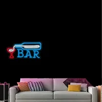 SIGNOOGLE? Bar Bottle Glass Neon LED Strip For Home Wall Decoration (L x H 20 x 9.9 Inch)-thumb1