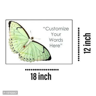 SIGNOOGLE Butterfly Customize Wallpapers Gift Personalized Your Words Quotes Wall Poster High Resolution Image 18 x 12 inch-thumb3