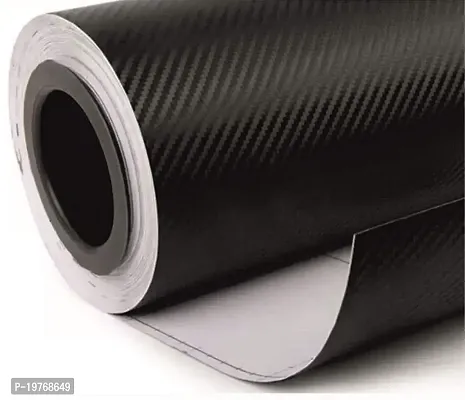 SIGNOOGLE? Carbon Fiber 3D Black Matte Textured Car Wrapping Wrap Sheet Roll Film Vinyl Sticker Decal for All Car Bike Mobile Laptop Furniture