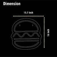 SIGNOOGLE? Burger Neon LED Strip For Home Wall Decoration (L x H 15.7 x 16 Inch)-thumb2