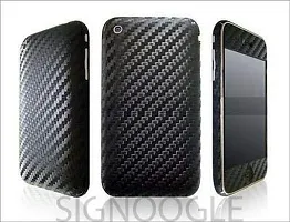 SIGNOOGLE? Carbon Fiber 3D Black Matte Textured Car Wrapping Wrap Sheet Roll Film Vinyl Sticker Decal for All Car Bike Mobile Laptop Furniture 12 x 50 Inch-thumb3