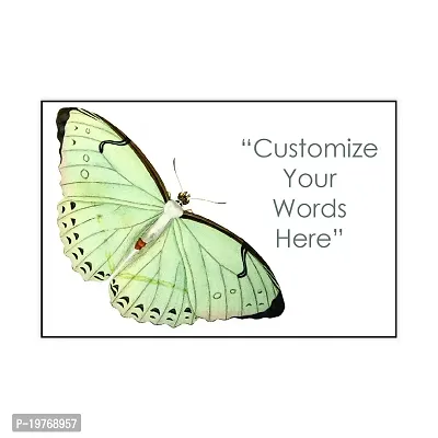 SIGNOOGLE Butterfly Customize Wallpapers Gift Personalized Your Words Quotes Wall Poster High Resolution Image 18 x 12 inch-thumb0