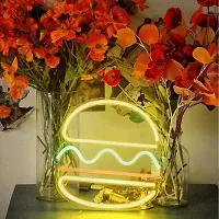 SIGNOOGLE? Burger Neon LED Strip For Home Wall Decoration (L x H 15.7 x 16 Inch)-thumb1