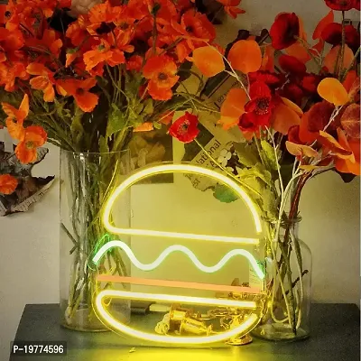 SIGNOOGLE? Burger Neon LED Strip For Home Wall Decoration (L x H 15.7 x 16 Inch)-thumb2