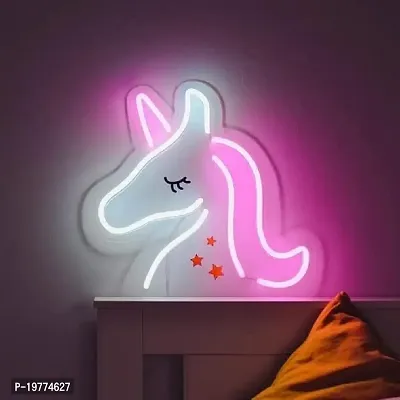 SIGNOOGLE? Unicorn Neon LED Strip For Kids Bedroom Home Wall Decoration (L x H 18 x 17 Inch)