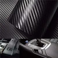SIGNOOGLE? Carbon Fiber 3D Black Matte Textured Car Wrapping Wrap Sheet Roll Film Vinyl Sticker Decal for All Car Bike Mobile Laptop Furniture-thumb3