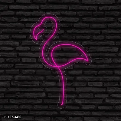 SIGNOOGLE? Flamingo Neon LED Strip For Home Shops Wall Decoration (20 x 17.2 Inch)