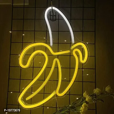 SIGNOOGLE? Banana Neon LED Strip For Home Wall Decoration (20 x 14.2 Inch)