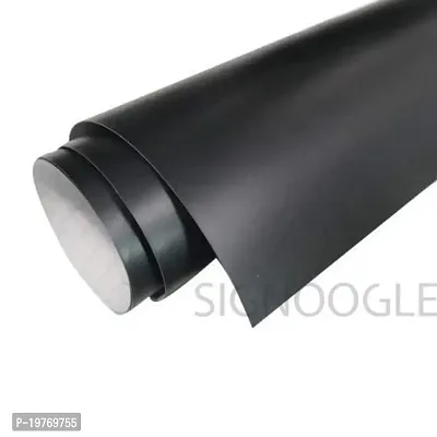 SIGNOOGLE? Black Matte Finish Vinyl Car Wrap Sheet Roll Film Sticker Decal for Warping Car Furniture Laptop Bike Laptop 24 x 100 Inch