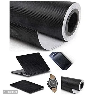 SIGNOOGLE? 3D Black Matte Carbon Fiber Textured Car Wrapping Wrap Sheet Roll Film Vinyl Sticker Decal for All Car Bike Mobile Laptop Furniture-thumb5