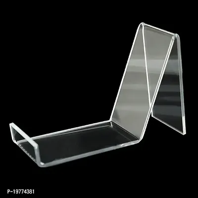 SIGNOOGLE? 10 PCs Acrylic Shoe Display Stand For Shops Book Stand Phone Stand