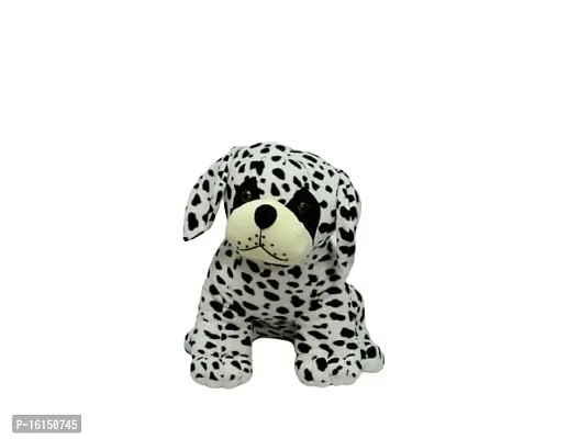 Black Dalmatian Dog Cute Stuffed Plush Soft Toy 25 cm