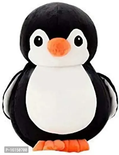Black Soft Toys Penguin Soft Toy 28 cm-thumb0