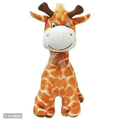 Honey Brown Stuffed Baby Giraffe Soft Toy for Kids 16 Inches