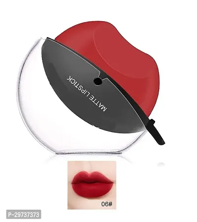 Lip Shape Apple Lipstick Red Matte 1pc.-thumb0