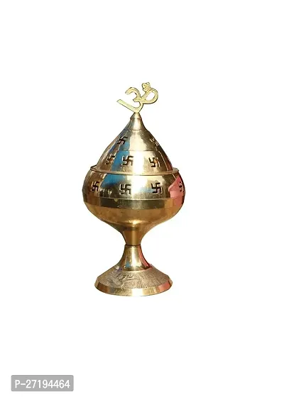 Stylish Akhand Diyas, Jyoti Deepak For Spritual Purpose Brass Table Diya nbsp;nbsp; Height: 8Inch-thumb0