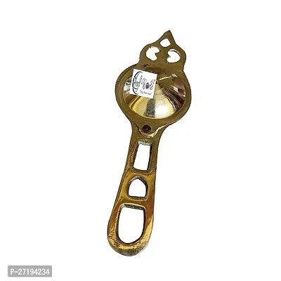 Craftworld Brass Kajrota Kajal Dani,Kajal Pati,Kajal Box For Baby And Women H-2 Cm