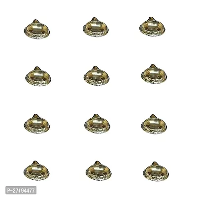 Stylish Kuber Floor Deep, Dipa - 12 Brass,Table Diya Set