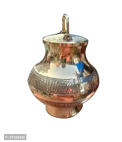 Stylish Brass Gangajal Kalash/Lota Kalash H-4 Inch-thumb0