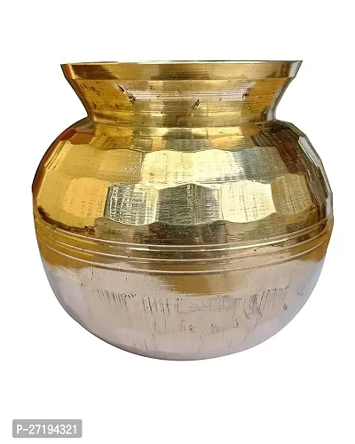 Stylish Brass Pooja Lota/Diamond Designer Lota Gold-thumb0