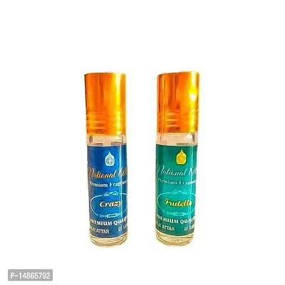 Traditional Attar Combo For Men And Women- Pack Of 2, 6 ml Each