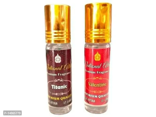 Traditional Attar Combo For Men And Women- Pack Of 2, 6 ml Each-thumb0