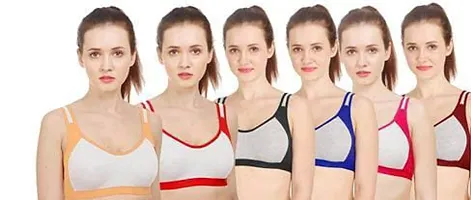 Women And Girls Sports Bra Pack Of