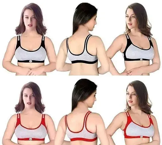 Stylish Solid Bras For Women Pack of