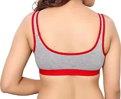 Stylish Multicoloured Cotton Solid Bras For Women Pack of 6-thumb2