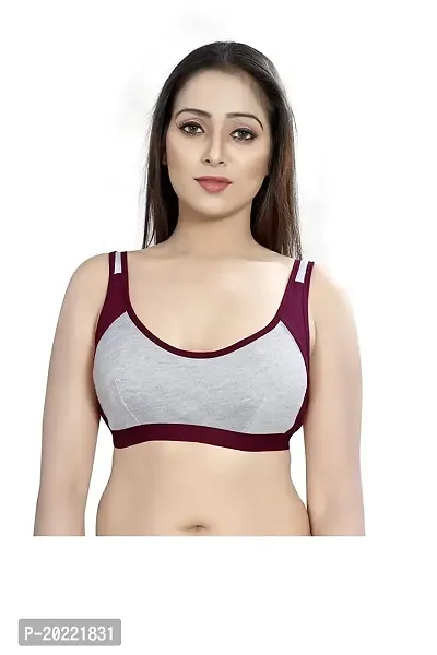 Stylish Multicoloured Cotton Solid Bras For Women Pack of 2-thumb3