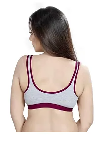 Stylish Multicoloured Cotton Solid Bras For Women Pack of 2-thumb1