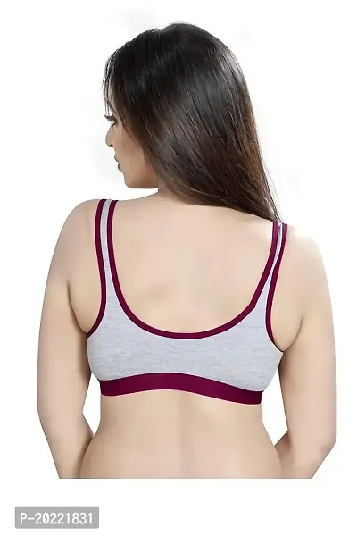 Stylish Multicoloured Cotton Solid Bras For Women Pack of 2-thumb2