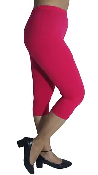 Stylish Cotton Lycra Capris For Women-thumb3