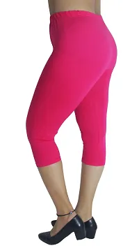 Stylish Cotton Lycra Capris For Women-thumb4