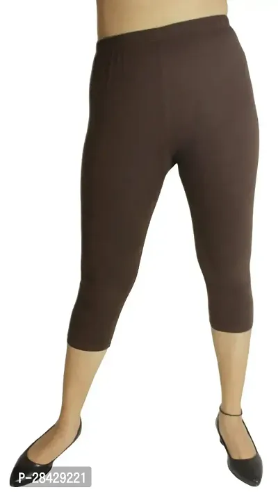 Stylish Cotton Lycra Capris For Women-thumb3