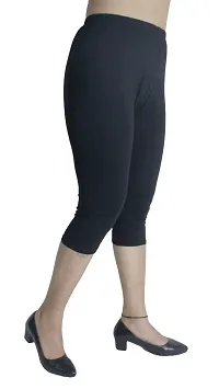 Stylish Cotton Lycra Capris For Women-thumb4