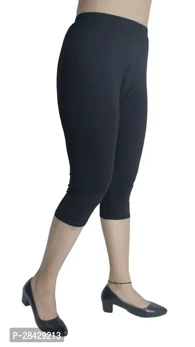 Stylish Cotton Lycra Capris For Women-thumb5