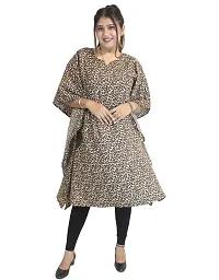 MENINA Elegnat Animal Print Kaftan For Women-thumb2