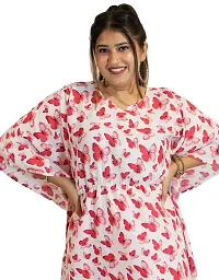 MENINA Elegnat Flower Print Kaftan For Women-thumb4